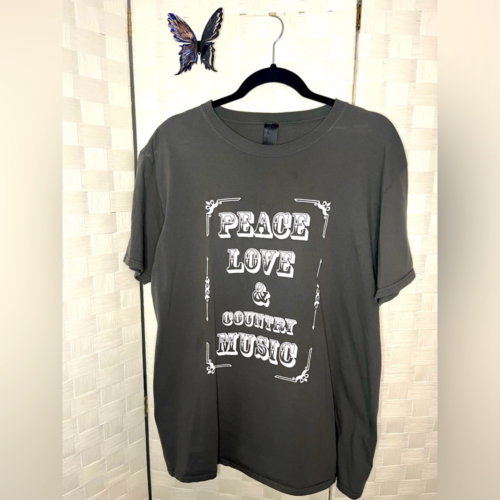 ☮️🤍🤠🎶Sweet Claire “Peace Love & Country Music” T-Shirt